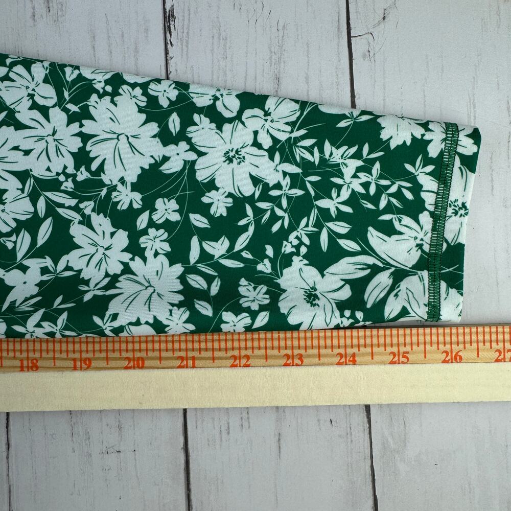 Spiritual Gangster Green Floral Verona Intent High Waisted Legging Size Medium - Picture 15 of 16